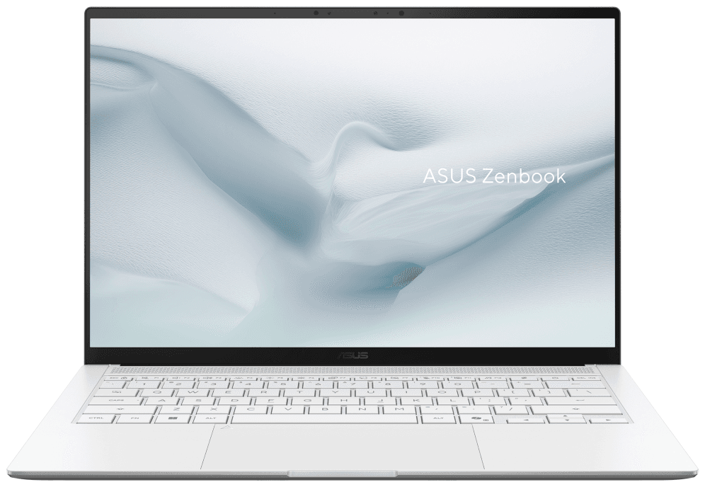 ASUS Zenbook S14 OLED UX5406AA-SU337W Copilot+ PC Copilot+ PC - Portátil 14" WQXGA+ 120Hz (Core Ultra 9 386H, 16GB RAM, 512GB SSD, Graphics, Win 11 Home) Blanco Escandinavo - Tec. QWERTY Esp