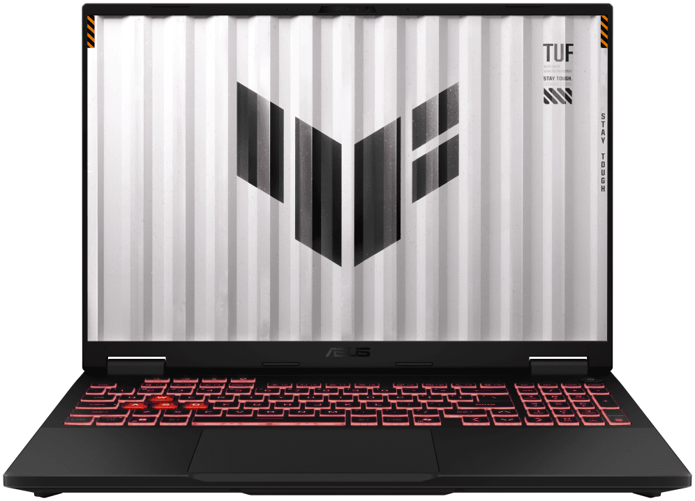 ASUS TUF Gaming A16 TUF608UHI-TU503 - Ordenador Portátil Gaming de 16" WUXGA 144Hz (AMD Ryzen 7 253, 16GB RAM, 512GB SSD, RTX 5050 8GB, Sin Sistema Operativo) Gris Jager - Teclado QWERTY español