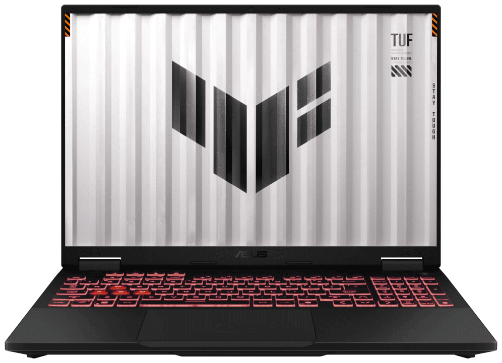 ASUS TUF Gaming A16 TUF608UM-RV041 - Ordenador Portátil Gaming de 16" WUXGA 165Hz (AMD Ryzen 7 260, 16GB RAM, 1TB SSD, NVIDIA RTX 5060 8GB, Sin Sistema Operativo) Gris Jager - Teclado QWERTY español