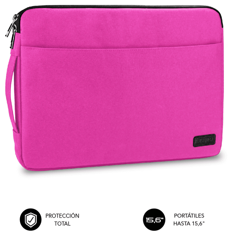 SUBBLIM Funda Ordenador Urban Laptop Sleeve 15,6" Pink