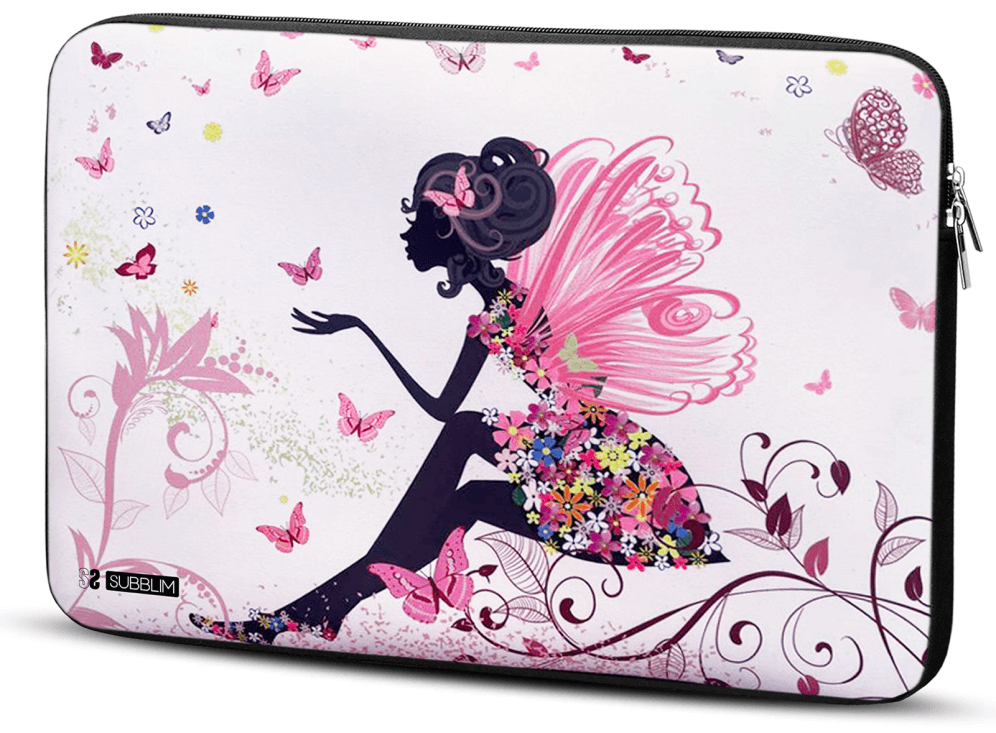 SUBBLIM Funda Ordenador Neopreno Trendy Sleeve Neo Hada 15,6"