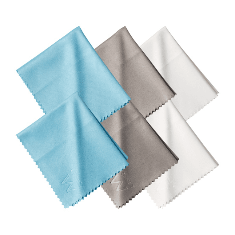 Ewent EW5635 trapo para limpiar Microfibra Azul, Gris, Blanco 6 pieza(s)