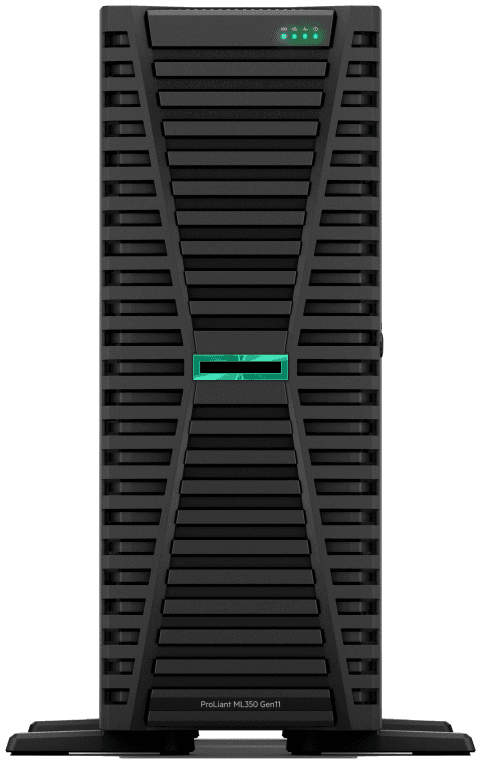 HPE ProLiant ML350 Gen11 4410Y 2.0GHz 12-core 1P 32GB-R MR408i-o 8SFF 1000W RPS Server