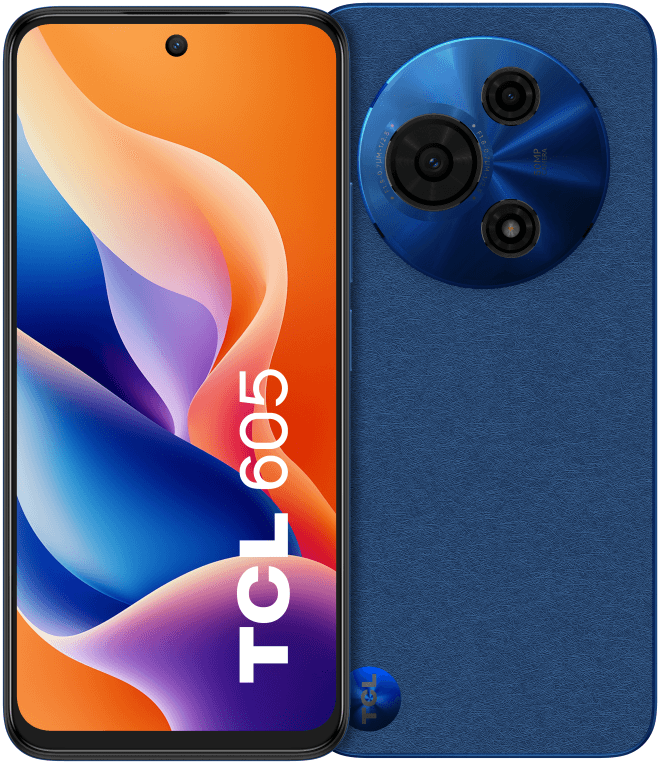 TCL 605 16,9 cm (6.67") SIM doble Android 15 4G USB Tipo C 4 GB 128 GB 5200 mAh Azul