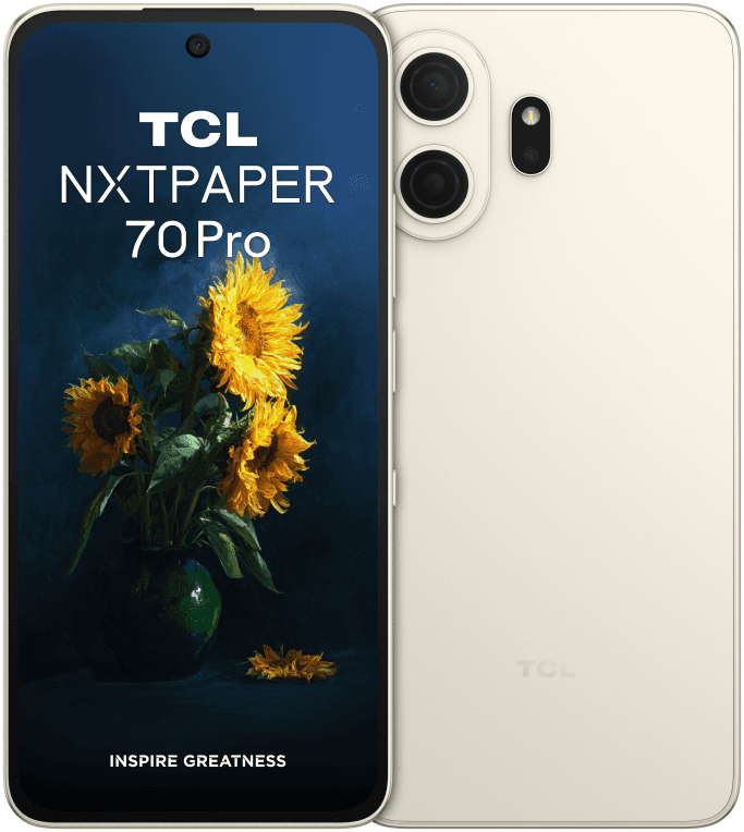 TCL 70 NXTPAPER Pro 17,5 cm (6.9") SIM doble Android 16.0 5G USB Tipo C 8 GB 256 GB 5200 mAh Oro