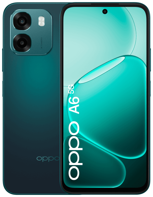 OPPO A6 5G 17,1 cm (6.75") SIM doble Android 15 USB Tipo C 6 GB 256 GB 6550 mAh Negro
