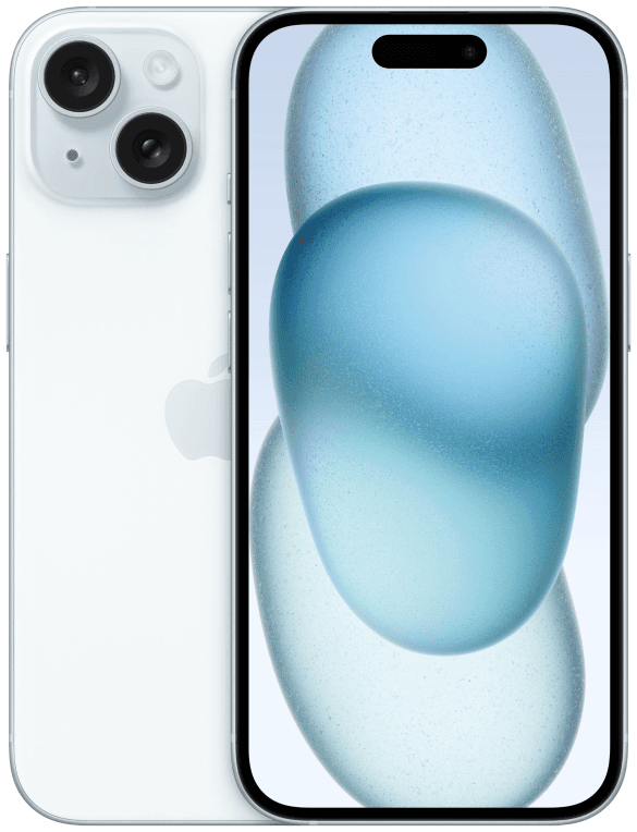 Apple iPhone 15 15,5 cm (6.1") SIM doble iOS 17 5G USB Tipo C 256 GB Azul