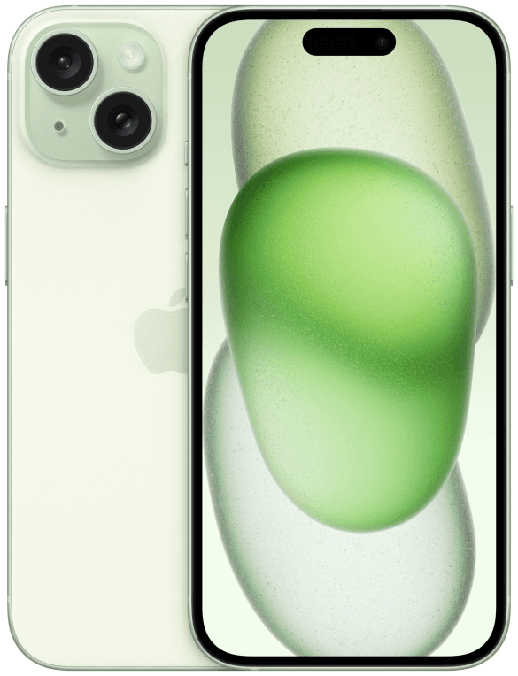 Apple iPhone 15 15,5 cm (6.1") SIM doble iOS 17 5G USB Tipo C 256 GB Verde