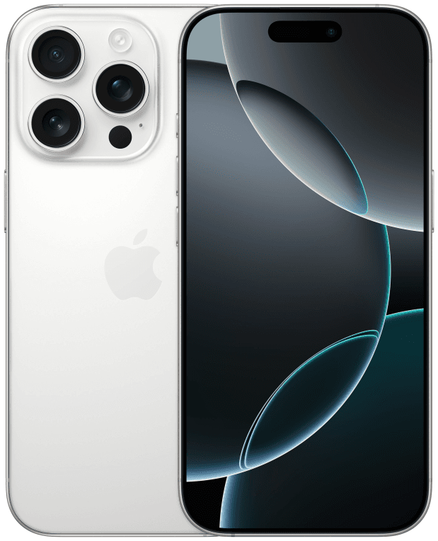 Apple iPhone 16 Pro 16 cm (6.3") SIM doble iOS 18 5G USB Tipo C 512 GB Blanco