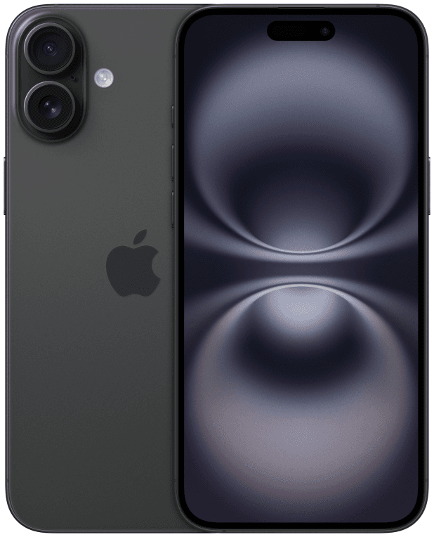 Apple iPhone 16 Plus 17 cm (6.7") SIM doble iOS 18 5G USB Tipo C 128 GB Negro