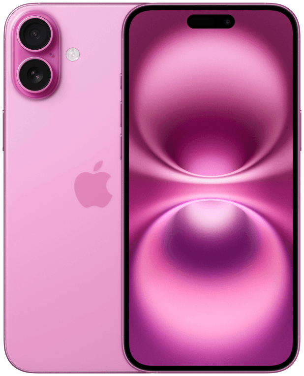 Apple iPhone 16 Plus 17 cm (6.7") SIM doble iOS 18 5G USB Tipo C 256 GB Rosa