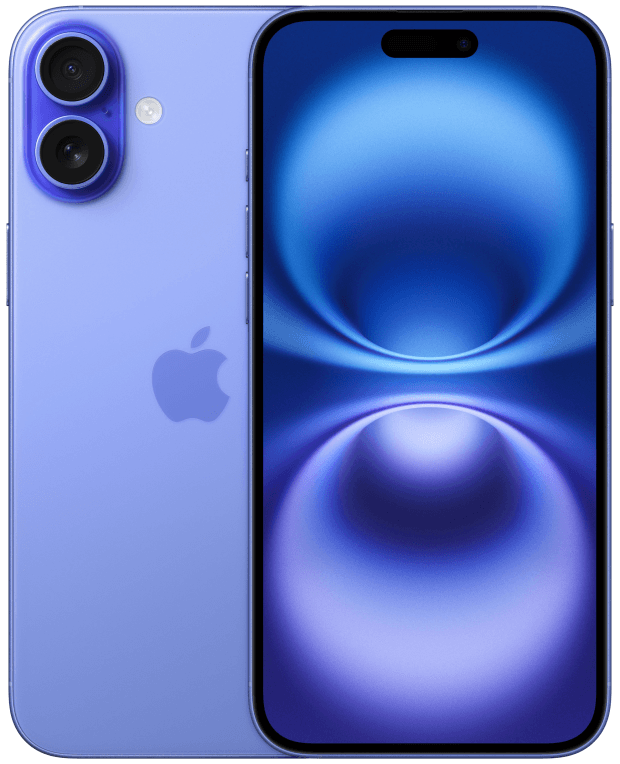 Apple iPhone 16 Plus 17 cm (6.7") SIM doble iOS 18 5G USB Tipo C 512 GB Azul