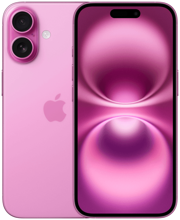 Apple iPhone 16 15,5 cm (6.1") SIM doble iOS 18 5G USB Tipo C 256 GB Rosa