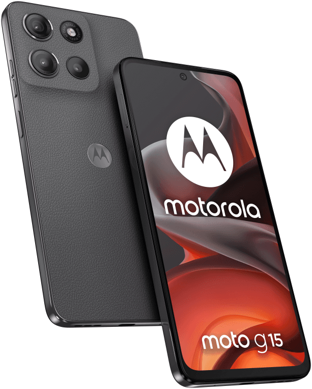Motorola moto g15 17,1 cm (6.72") SIM doble Android 15 4G USB Tipo C 8 GB 256 GB 5200 mAh Gris