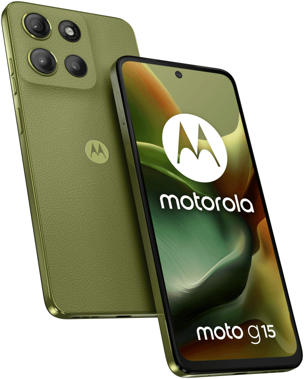 Motorola moto g15 17,1 cm (6.72") SIM doble Android 15 4G USB Tipo C 8 GB 256 GB 5200 mAh Verde