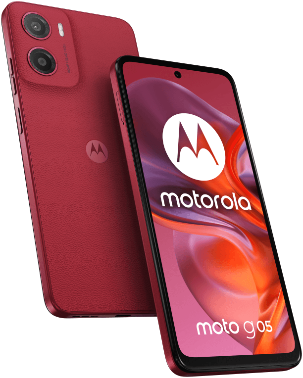 Motorola moto g05 16,9 cm (6.67") SIM doble Android 15 4G USB Tipo C 4 GB 256 GB 5200 mAh Rojo