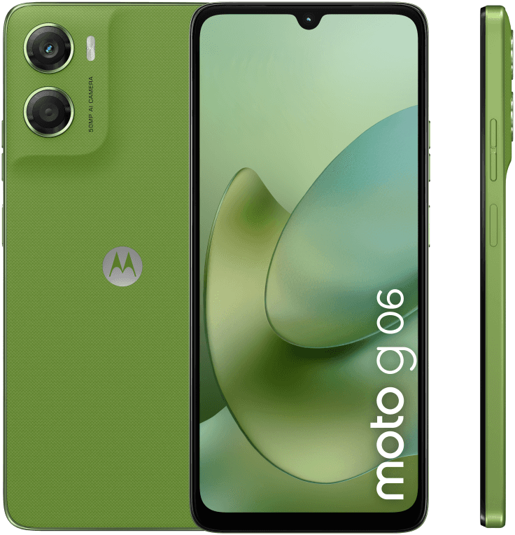 Motorola moto g06 17,5 cm (6.88") SIM doble Android 15 4G USB Tipo C 4 GB 64 GB 5200 mAh Verde