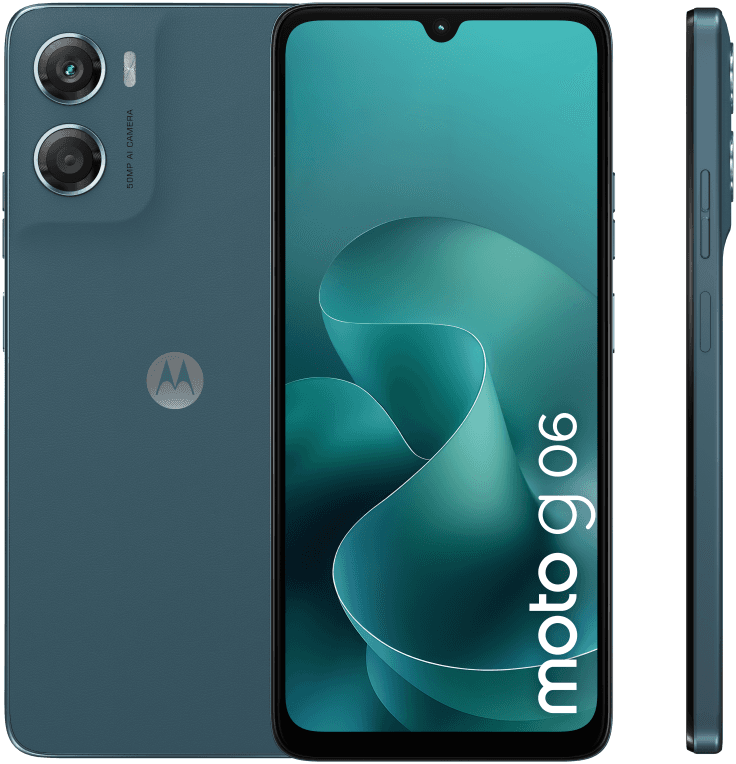 Motorola moto g06 17,5 cm (6.88") SIM doble Android 15 4G USB Tipo C 8 GB 256 GB 5200 mAh Azul