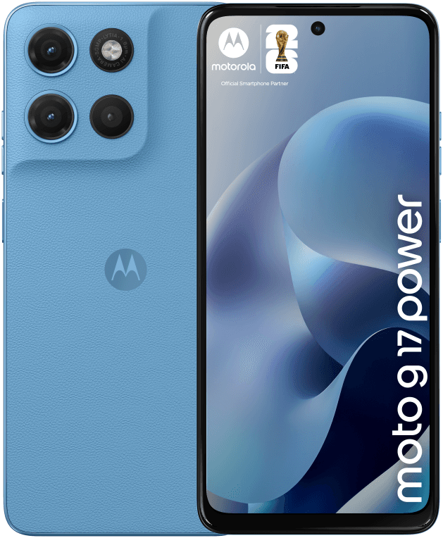 Motorola moto g17 power 17,1 cm (6.72") Ranura híbrida Dual SIM Android 15 USB Tipo C 4 GB 256 GB 6000 mAh Azul