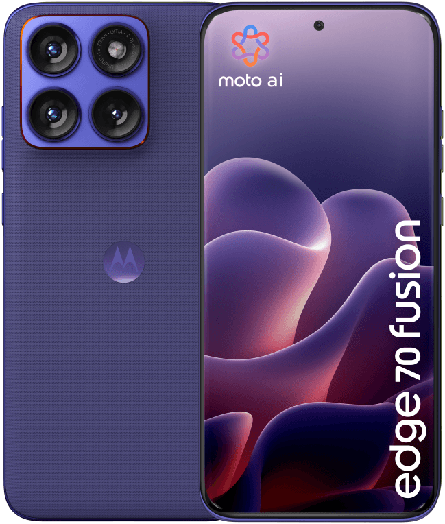 Motorola edge 70 fusion 17,2 cm (6.78") SIM doble Android 16.0 5G USB Tipo C 8 GB 256 GB 7000 mAh Violeta