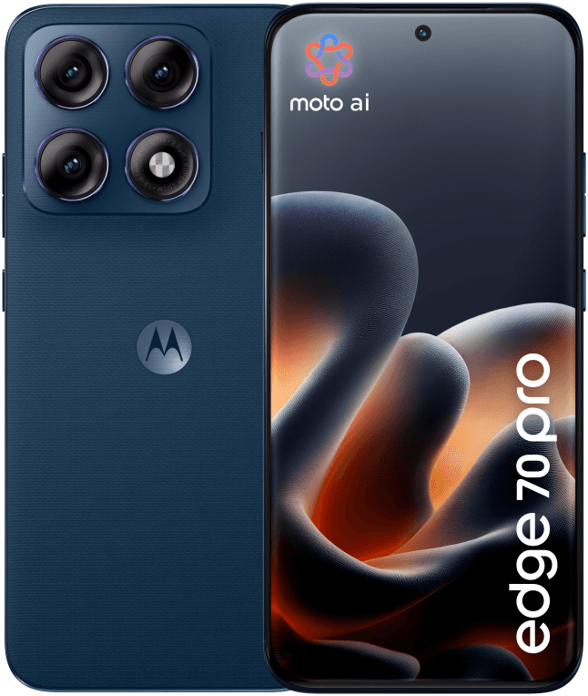 Motorola edge 70 pro 17,2 cm (6.78") SIM doble Android 16.0 5G USB Tipo C 12 GB 512 GB 6500 mAh Azul oscuro