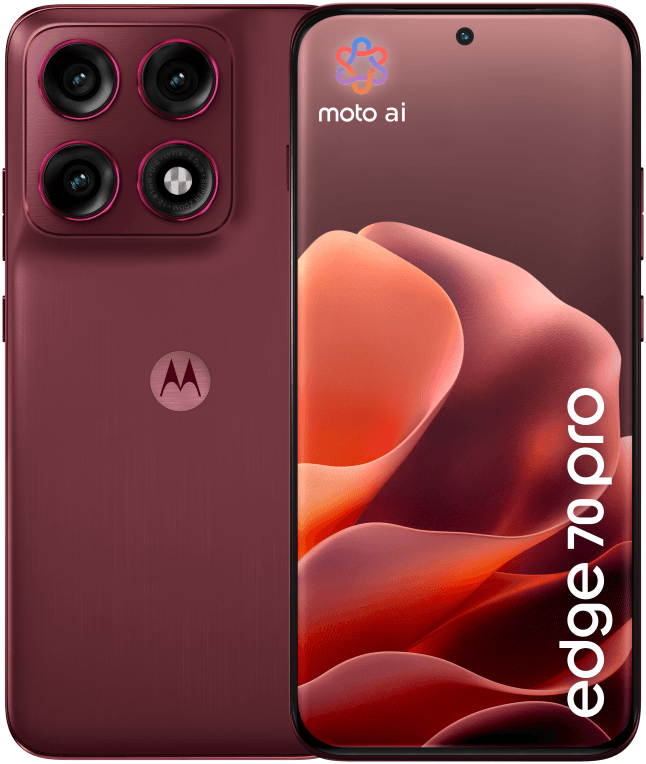 Motorola edge 70 pro 17,2 cm (6.78") SIM doble Android 16.0 5G USB Tipo C 12 GB 512 GB 6500 mAh Burdeos