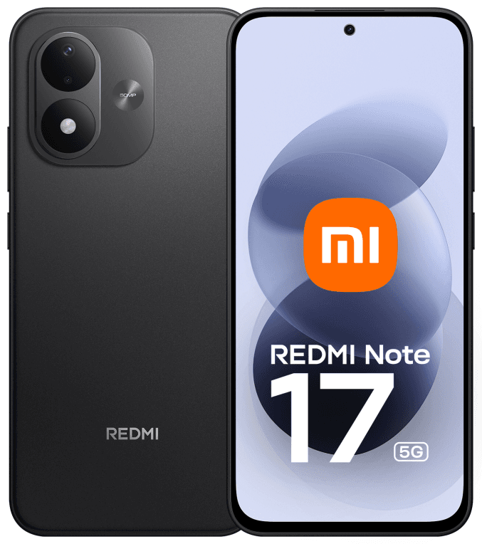 Xiaomi Redmi Note 17 5G 17,8 cm (6.99") SIM doble USB Tipo C 6 GB 256 GB 7700 mAh Negro