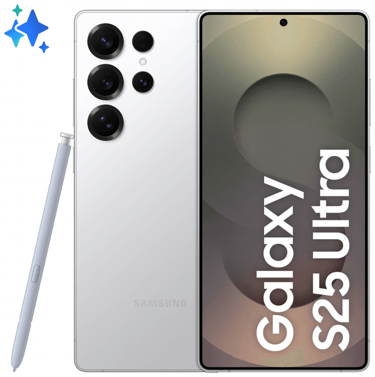Samsung Galaxy S25 Ultra 17,5 cm (6.9") SIM doble Android 15 5G USB Tipo C 12 GB 256 GB 5000 mAh Plata, Blanco
