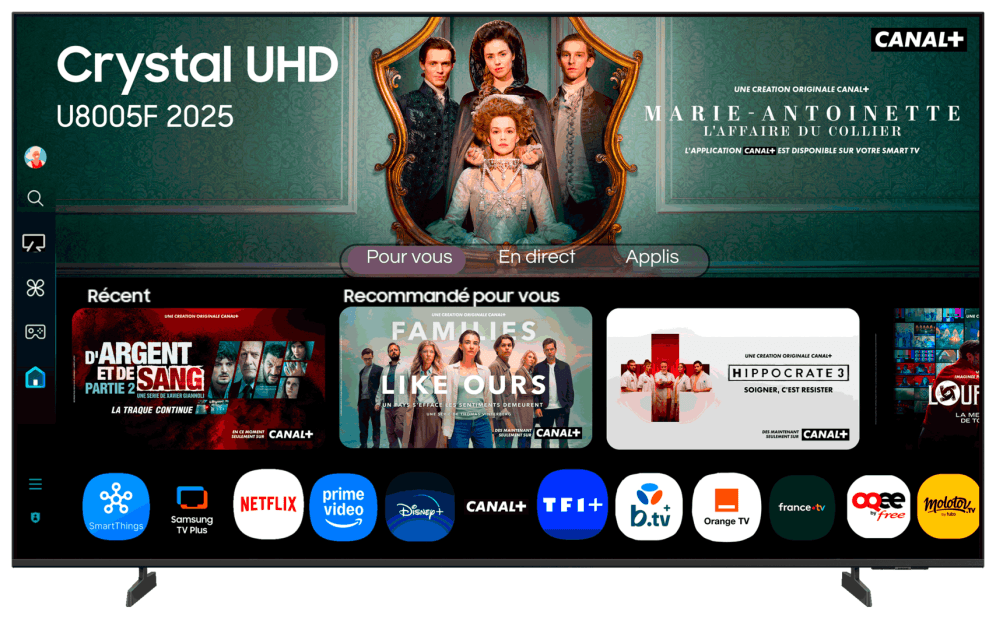 Samsung TU50U8005FU 127 cm (50") 4K Ultra HD Smart TV Wifi Negro