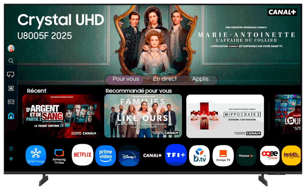 Samsung TU65U8005FU 165,1 cm (65") 4K Ultra HD Smart TV Wifi Negro