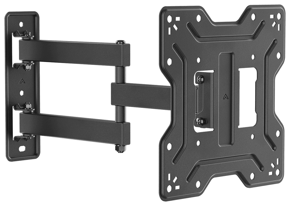 AISENS Soporte Eco Giratorio, Inclinable Para Monitor/TV 30kg (3 Pivotes) De 23"-43", Negro