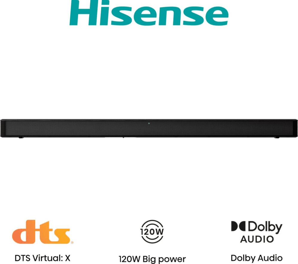 Hisense HS205G Negro 2.0 canales 120 W