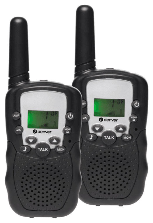 Denver WTA-449 two-way radios 8 canales 446 MHz Negro
