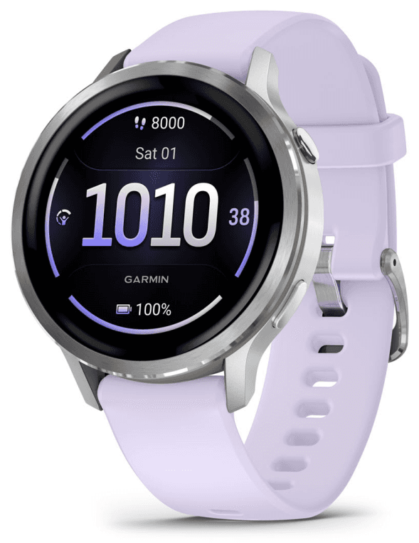 Garmin Venu 4 3,05 cm (1.2") AMOLED 41 mm Digital 390 x 390 Pixeles Pantalla táctil Plata Wifi GPS (satélite)