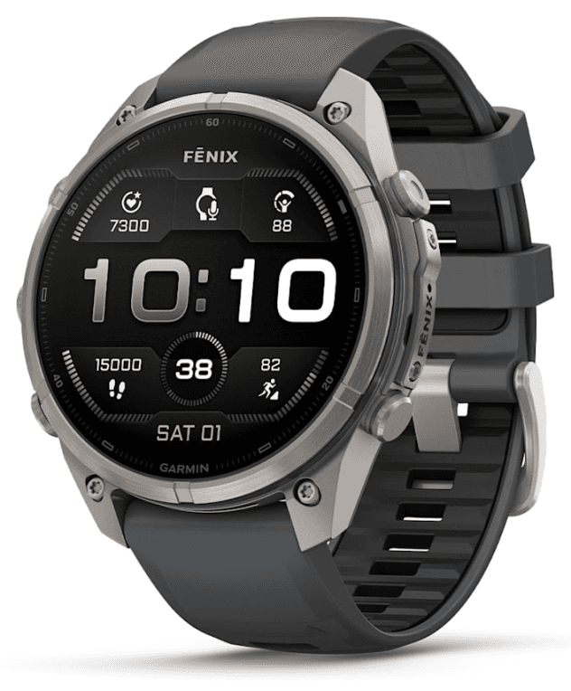 Garmin fenix 9 Pro 3,56 cm (1.4") AMOLED 47 mm Digital 454 x 454 Pixeles Pantalla táctil Titanio Wifi GPS (satélite)