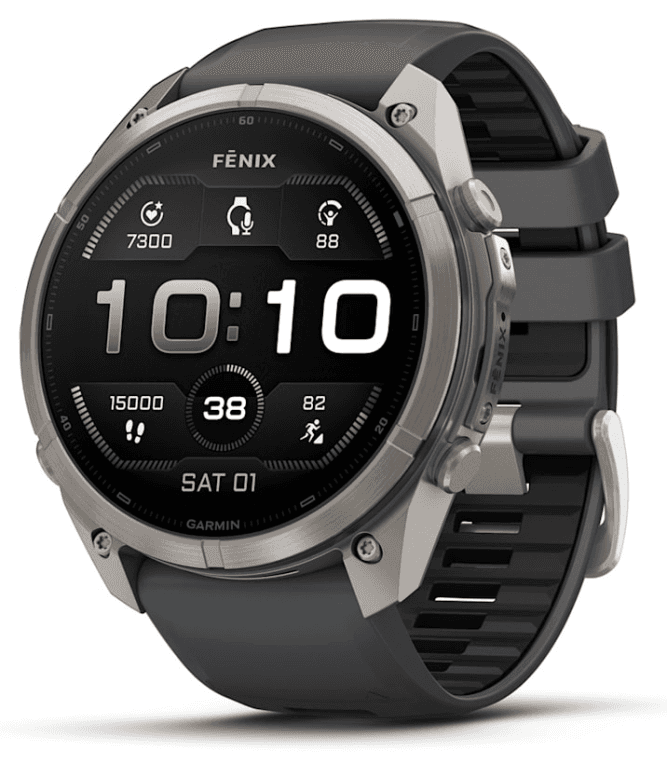 Garmin fenix 9 Pro 3,81 cm (1.5") AMOLED 51 mm Digital 466 x 466 Pixeles Pantalla táctil Titanio Wifi GPS (satélite)