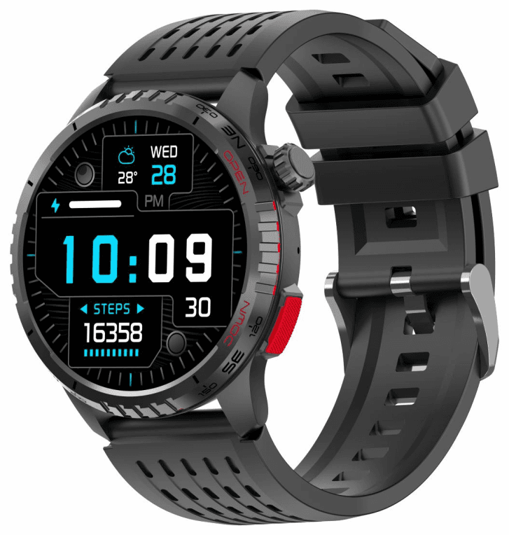 Denver SWG-345B 3,63 cm (1.43") AMOLED Digital 466 x 466 Pixeles Negro GPS (satélite)