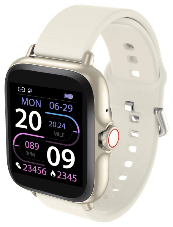 Denver SWC-156BEMK2 Relojes inteligentes y deportivos 3,66 cm (1.44") TFT 128 x 128 Pixeles Pantalla táctil Beige